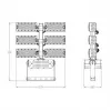 Synergy 21 LED kohde-/stadionvalonheitin 720W IP66 cw
