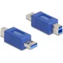 DeLOCK 67213 kaapeliadapteri USB Type-A USB Type-B sininen