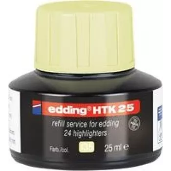 Mustetäyttö Edding e-HTK25 keltainen Edding e-HTK25 -merkkiin, malli 4-HTK25135
