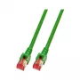 EFB-Elektronik RJ45-verkkokaapeli Kat. 6 S/FTP LSZH vihreä 0,15 m