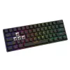SAVIO BLACKOUT X2 BROWN mekaaninen pelinäppäimistö 61 näppäintä 60 % USB QWERTY RGB Outemu Brown