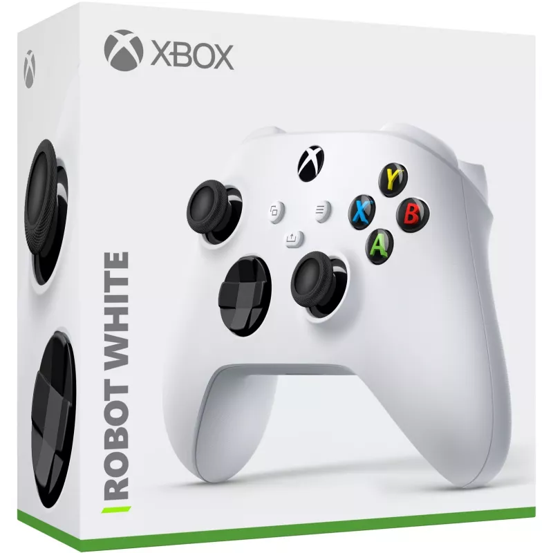 Microsoft Xbox Wireless Controller - peliohjain - langaton - Bluetooth - Robot White - PC:lle, Microsoft Xbox One, Android, Microsoft Xbox Series S, Microsoft Xbox Series X