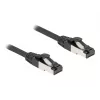 Verkkokaapeli DeLOCK 80566 RJ-45 Cat8.1 0,25 m musta