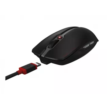 CHERRY Stream Desktop Recharge -näppäimistö ja -hiiri sisältää Universal RF Wireless QWERTZ saksa musta