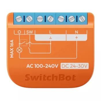 Älykäs SwitchBot-rele W5502310 – Wi‑Fi-ohjaus energianseurannalla