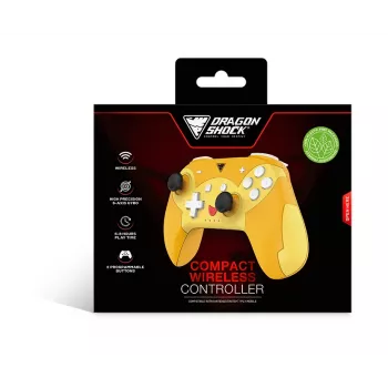 DragonShock PopTop Compact, peliohjain, Nintendo Switch, Takaisin-painike, D-Pad, Home-painike, Reset-painike, langaton, Bluetooth, USB Type-C