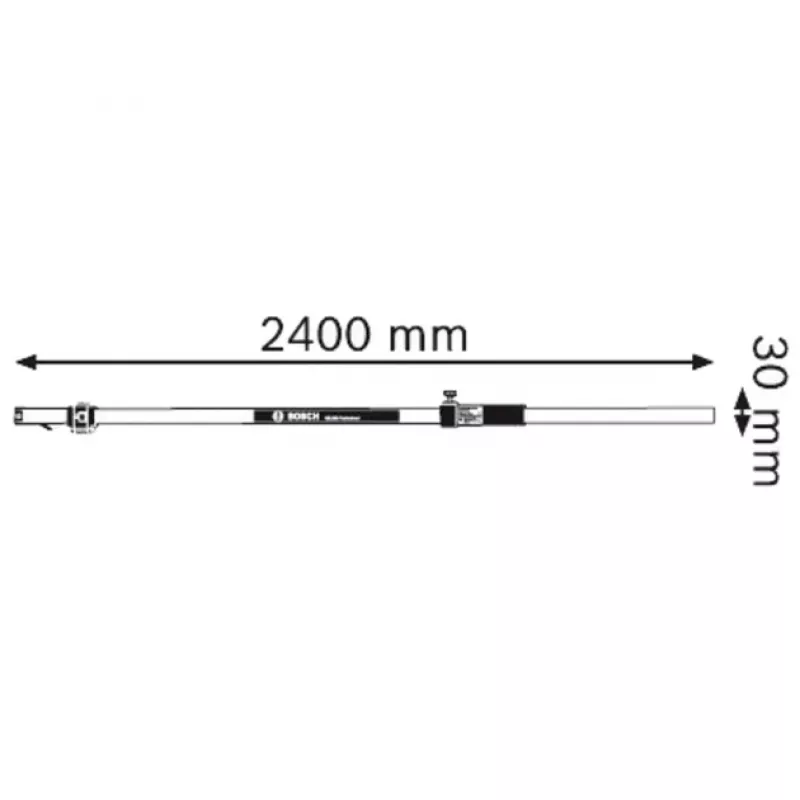 Bosch 0 601 094 100 laser-vesivaakojen lisävarusteet vaaituslatta