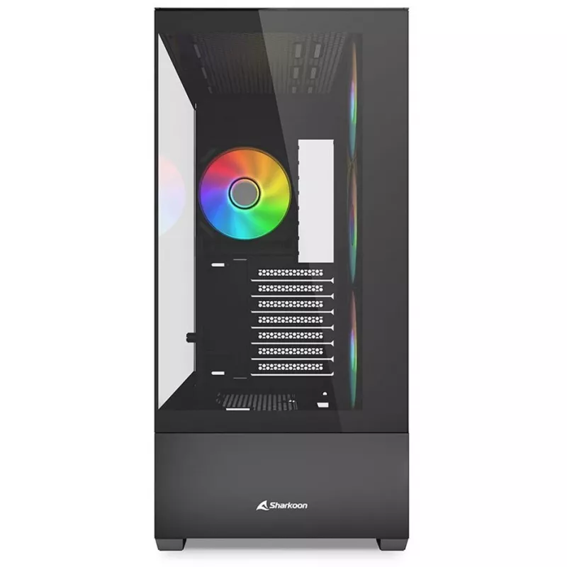 PC-kotelo Sharkoon AK6 RGB, ATX, musta