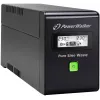 PowerWalker VI 800 SW FR UPS keskeytymätön virransyöttö Line-Interactive 0,8 kVA 480 W 2 AC-lähtöä