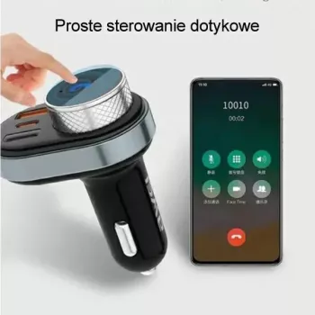 Kaiutinpuhelin Awei C-843 Bluetooth 5.0 FM-lähettimellä, USB- ja USB-C-liitännöillä