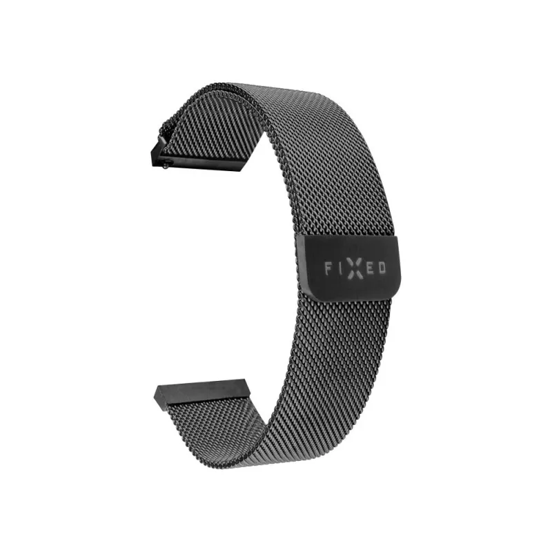 Kelloranneke FIXED Mesh Strap FIXMEST-18MM-BK 18 mm pikavaihto musta metallimesh