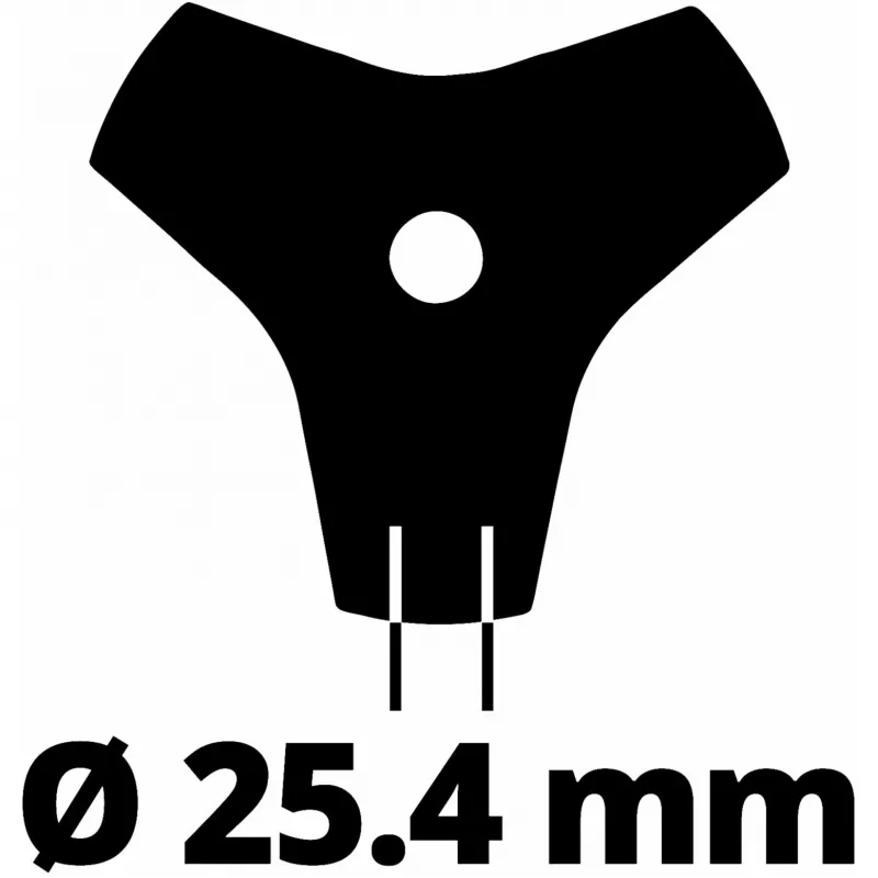 Raivausleikkurin terä Einhell 3405083 ruostumaton teräs 20 cm musta