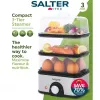 Salter EK5885VDE kompakti 3-portainen höyrykeitin