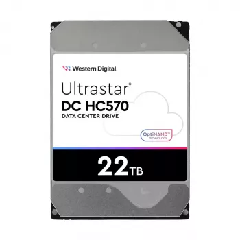 WD Ultrastar DC HC570 - kiintolevy - 22TB - sisäinen - 3.5 (8,9 cm) - SATA 6Gb/s - 7200 kierr./min - puskuri: 512MB - Intel Next Unit of Computing 13 Extr