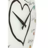 NeXtime kello 8030 Loving You, Ø43 cm, seinäkello, valkoinen/monivärinen