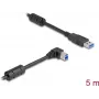 DeLOCK USB-kaapeli Type-A uros Type-B uros 90° kulma 5 m