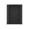 Lanberg seinäasennettava asennuskaappi 19'' 15U 600x450mm musta (lasiovi)