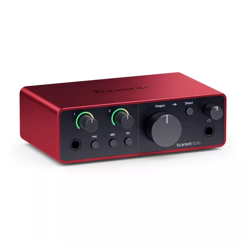 Focusrite Scarlett Solo 4th Gen - 2-kanavainen äänikortti