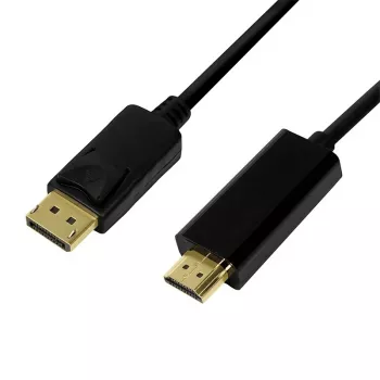 LogiLink CV0127 videokaapeliadapteri 2 m DisplayPort HDMI Type-A (Stand