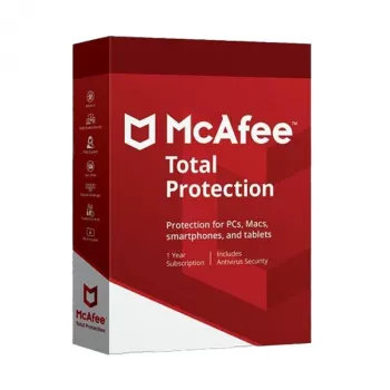 McAfee Total Protection – 10 laitetta / 1 vuosi, Global