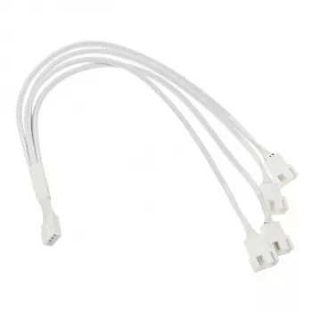 Kolink 1-4 PWM -tuuletinhaaroituskaapeli - 35cm, punottu, valkoinen (PGW-AC-KOL-161)