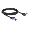 Verkkokaapeli DeLOCK RJ45 Cat.6A S/FTP 2 m musta