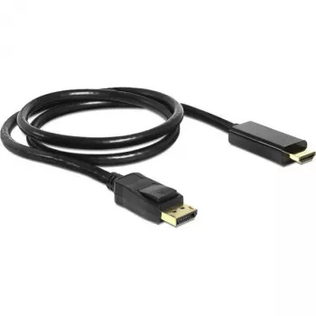 DisplayPort-HDMI-kaapeli 2 m – No Name, malli 77492-2, musta