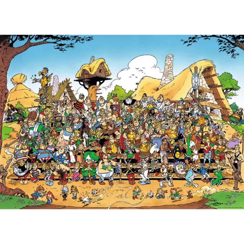 Palapeli Ravensburger 1000 palaa Colour puzzle (sarjakuvat) — 700 mm leveys, ikä 14+
