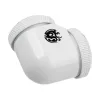 Adapteri 90° BitsPower 16 mm AD hardtube - 16 mm AD hardtube, valkoinen