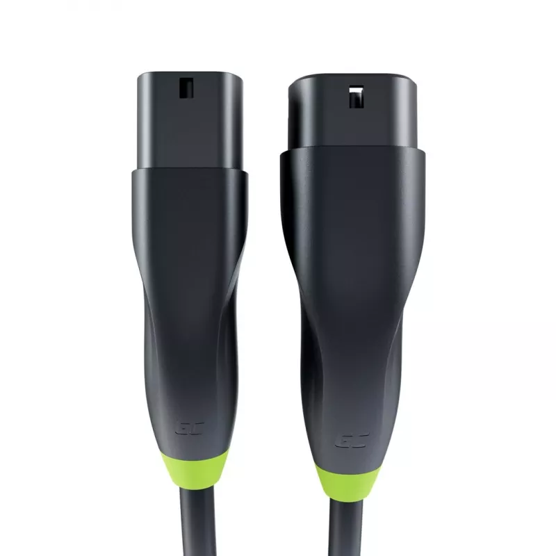 Latauskaapeli Green Cell EVKABGC03 — Type 2, 5 m, 11 kW, sähköautoille