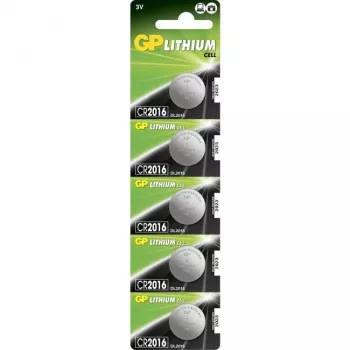 GP Batteries CR2016 litiumkenno - litium - nappiparisto - 3 V (060.2016C5)