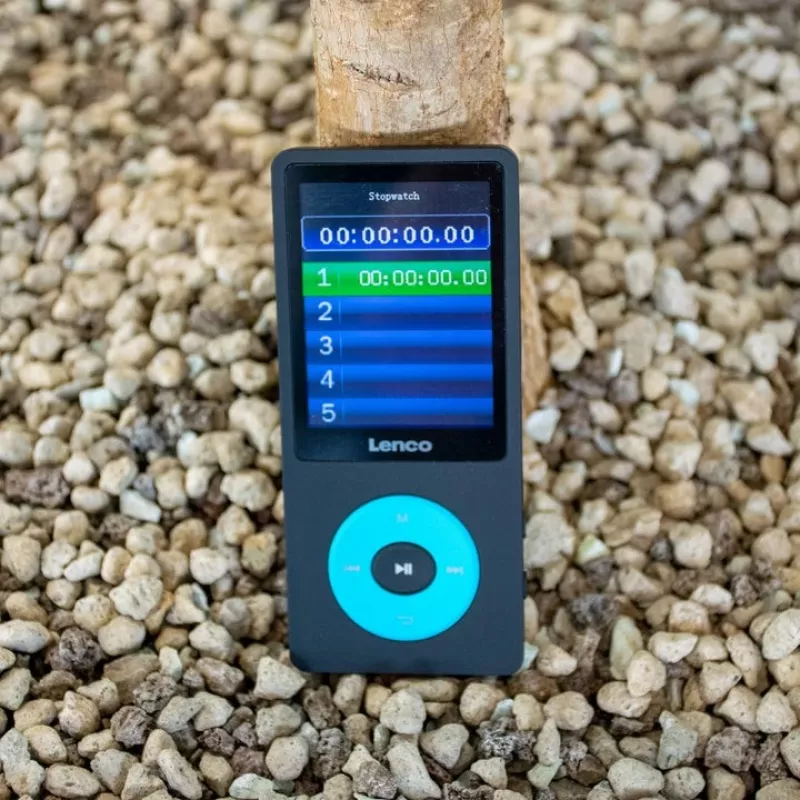 MP3-soitin Lenco Xemio-860BU 8 GB musta sininen LCD 18 h toisto