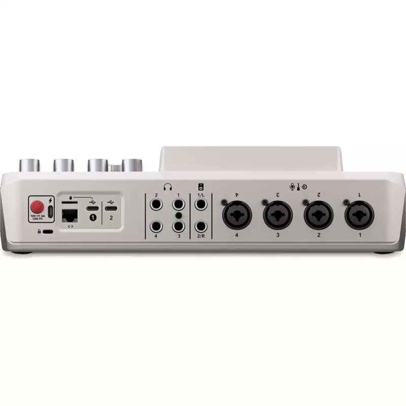 Ääniliitäntä Rode RodeCaster Pro II valkoinen — monikanavainen USB-tallennuskonsoli