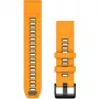 QuickFit, ranneke, älykello, grafiitti, oranssi, Garmin, Approach S60, Approach S62,