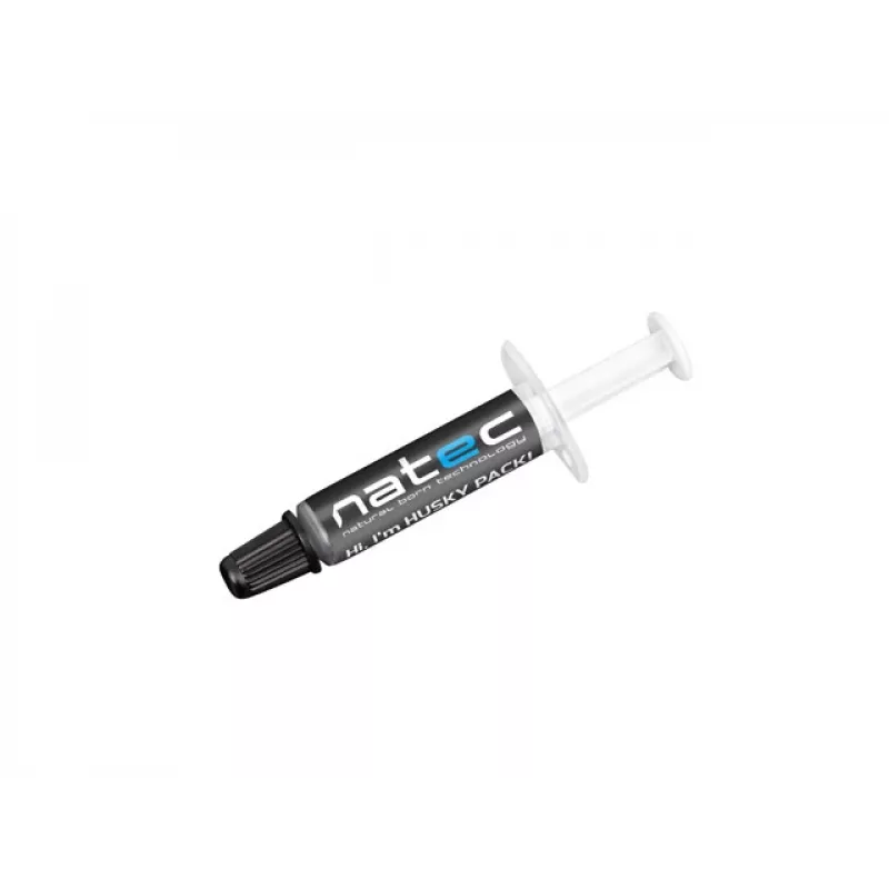 Lämpötahna NATEC Husky Pack NPT-1581, lämmönjohtavuus 4,63 W/m·K, harmaa, -30–280 °C, 10 kpl