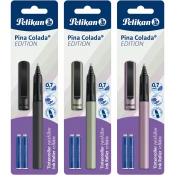 Pelikan Pina Colada Edition, kuulakärkikynä, sekoitetut värit, sininen, 0,7 mm, hieno, molempikätinen
