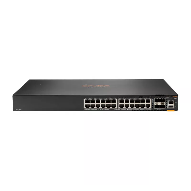 HPE Aruba Networking CX 6200F 24G 4SFP+ -kytkin – hallittava