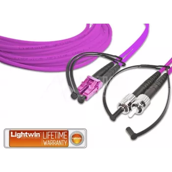 Lightwin LDP-50 LC-ST 2.0 OM4 kuitukaapeli 2 m violetti (LDP-50 LC-ST 2.0 OM4)