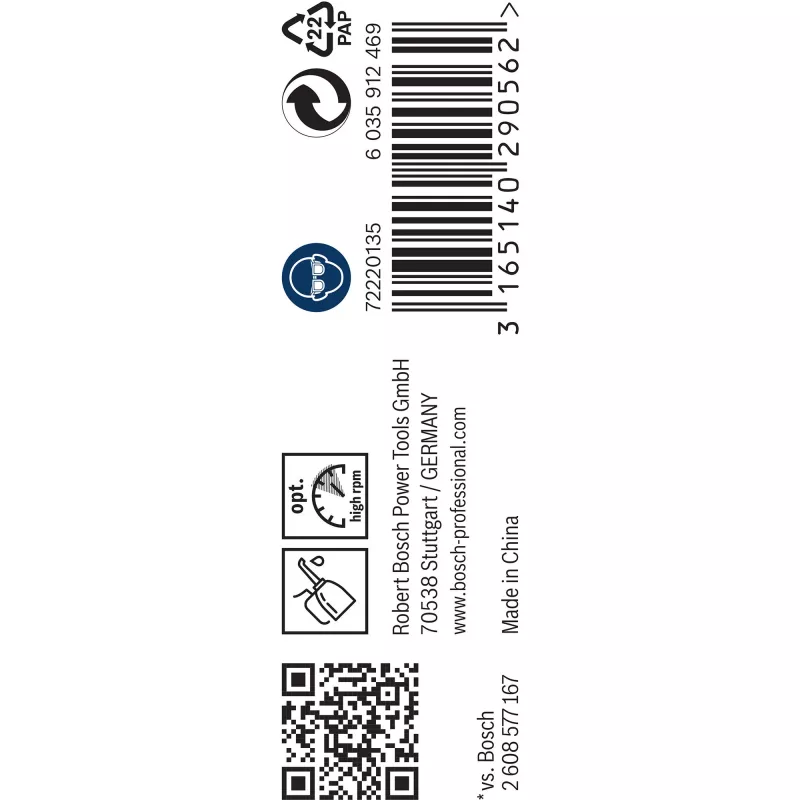 Bosch HSS-G metalliporanterä, Ø 3,2 mm, 10 kpl