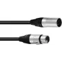 PSSO kaapeli DMX XLR 5-napainen 1,5 m musta — Neutrik-liitin