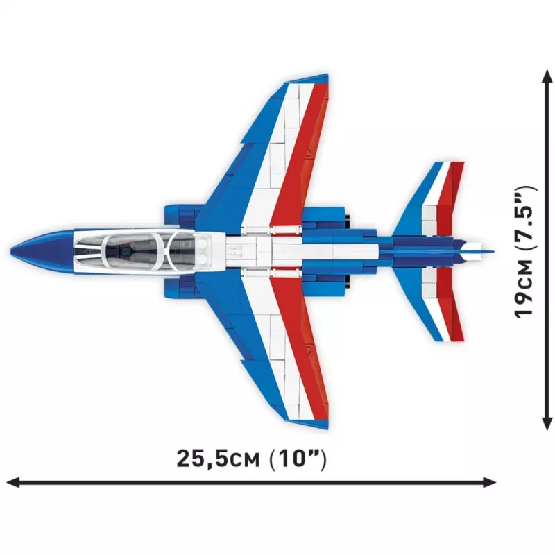 Rakennuslelu Cobi Alpha Jet Patrouille de France 1:48 mittakaavamalli COBI-5841