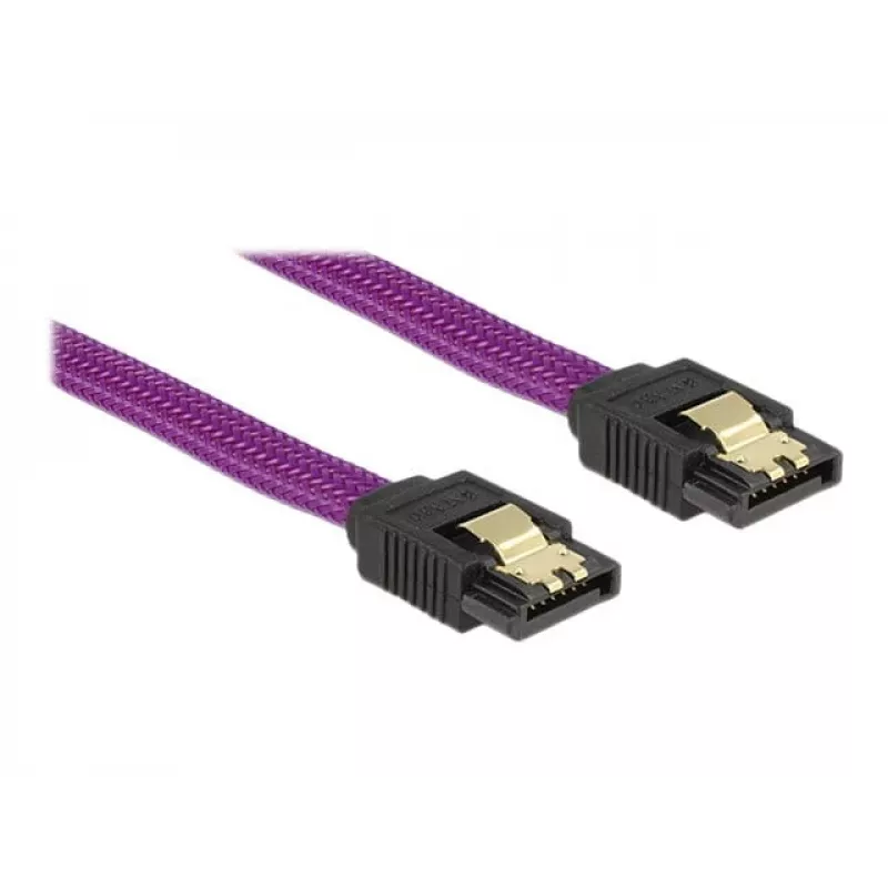 SATA-kaapeli DeLOCK 83691 0,5 m SATA 7-pin violetti
