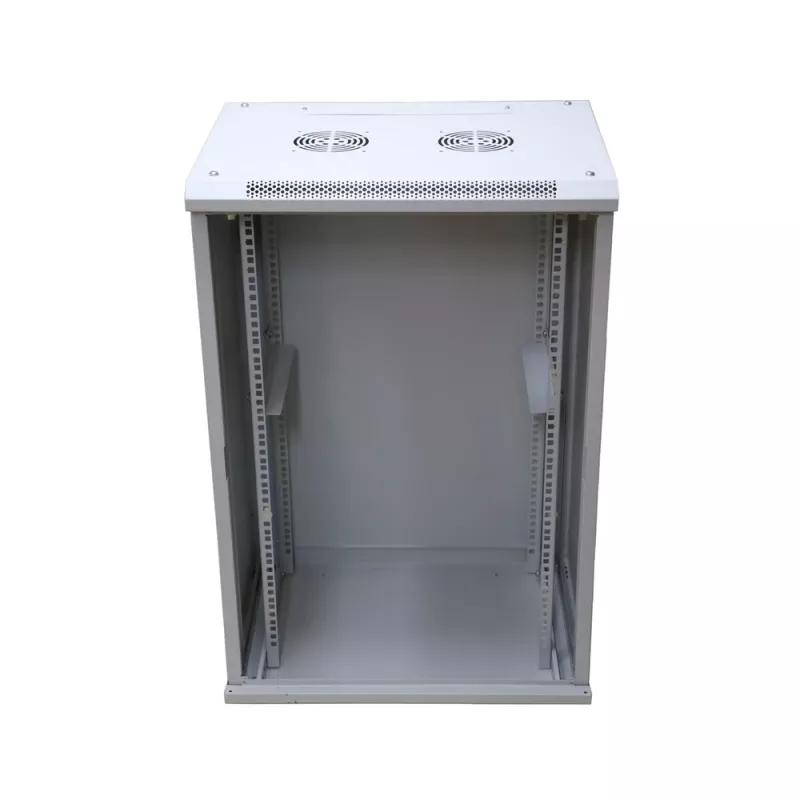 Seinäkiinnitteinen räkki Extralink 18U 600x450 harmaa