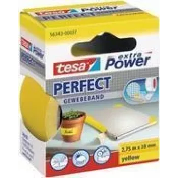Tesa GEWEBEBAND kangasteippi 2,75 cm x 38 m, keltainen, malli 56343-37-3