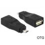 Kaapeliadapteri Micro USB2.0-B - USB2.0-A DeLOCK 65549