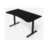 Arozzi Arena Medium pelipöytä ARENA-MEDIUM-PBK, 140 x 75,5 cm, koko pinnan peittävä mikrokuituhiirimatto, Pure Black