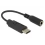 Delock audio-adapteri - 24-pin USB-C (uros) - 3,5 mm miniklinkki stereo (naaras)