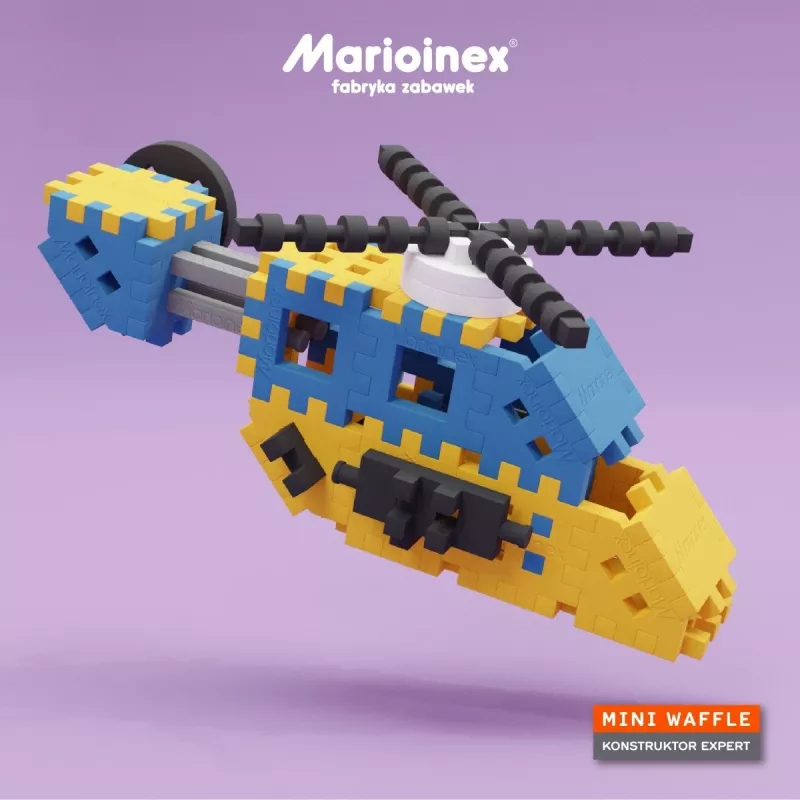Rakennussarja Marioinex Mini Waffle Constructor – 141 osaa, monivärinen, yli 5-vuotiaille lapsille