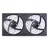 Jonsbo ZB-240BR 120mm Reverse Blade ARGB PWM 2 kpl:n pakkaus kotelotuuletinta - musta