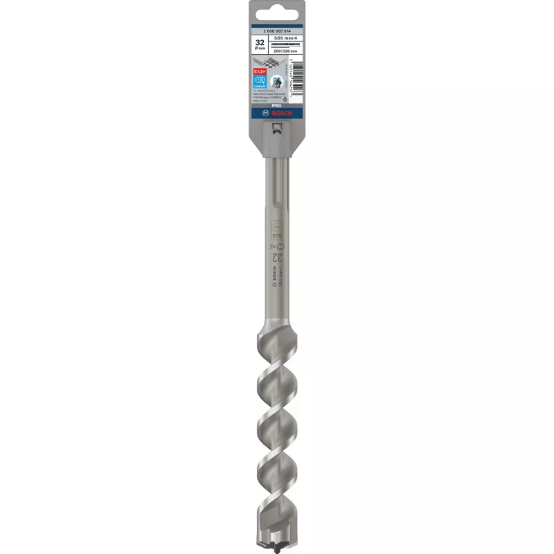Bosch Accessories SDS max-4, 32x200x320mm 2608685874 iskupora 32 mm SDS-Max 1 kpl